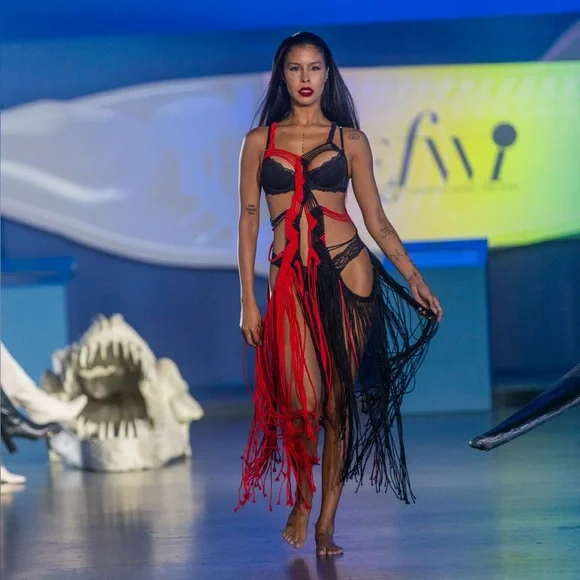 Original GoodVibeGoda Handmade Macram Rope Dress
